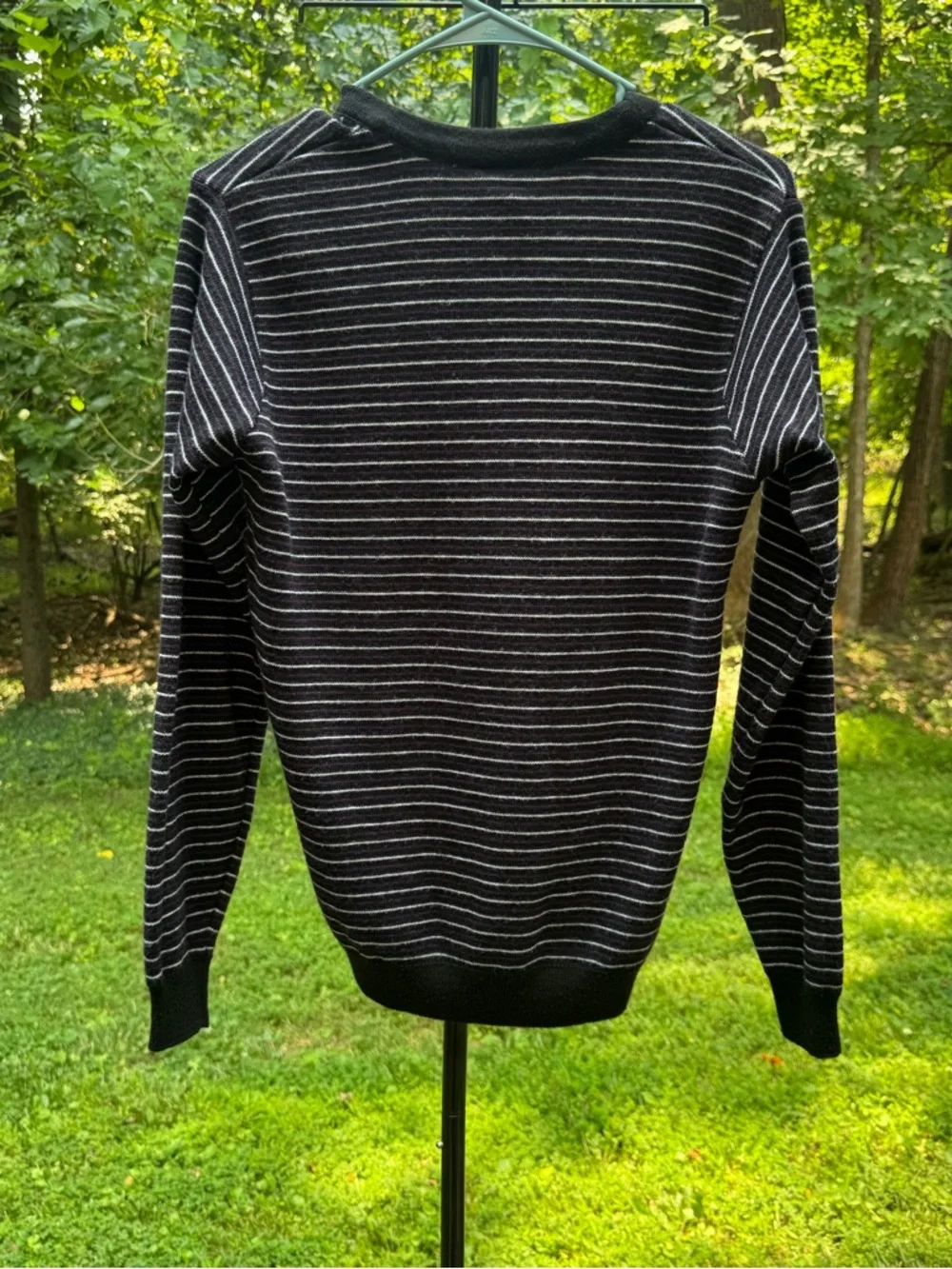 Mens Striped Lacoste Sweater- Sweatshirt Crewneck Jumper Top No Tag (read)